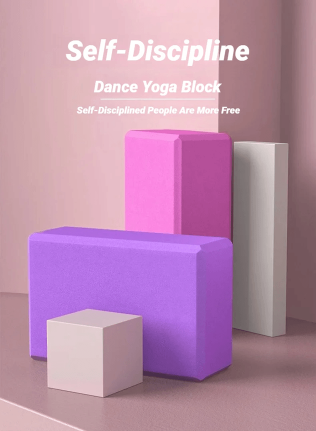 Yoga and Pilates Foam Block for Stretching and Body Support