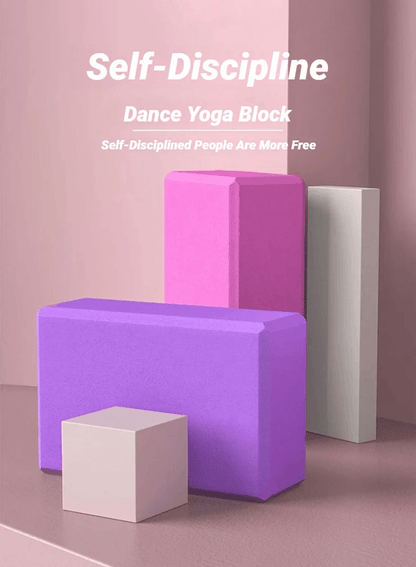 Yoga and Pilates Foam Block for Stretching and Body Support