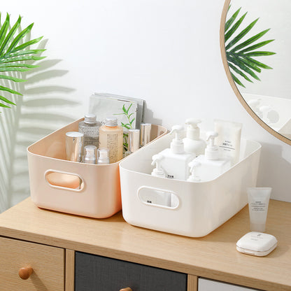 Desktop Storage Box Bathroom Organizer Box Kitchen Storage Household Plastic Storage Box Cosmetics  4