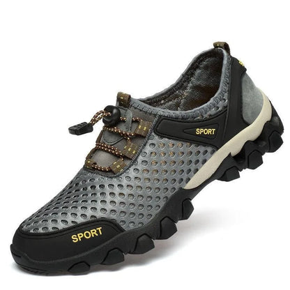 Fashion Mountaineering Mesh Sports Shoes For Men Breathable Lightweight Summer Sneakers Outdoor Tra 3