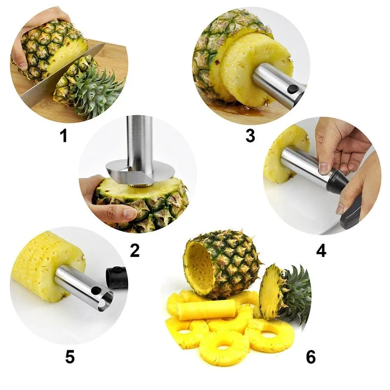 Stainless Steel Pineapple Slicer Peeler Cutter, Parer Knife Kitchen Tools, Fruit Tools, Cooking Tools