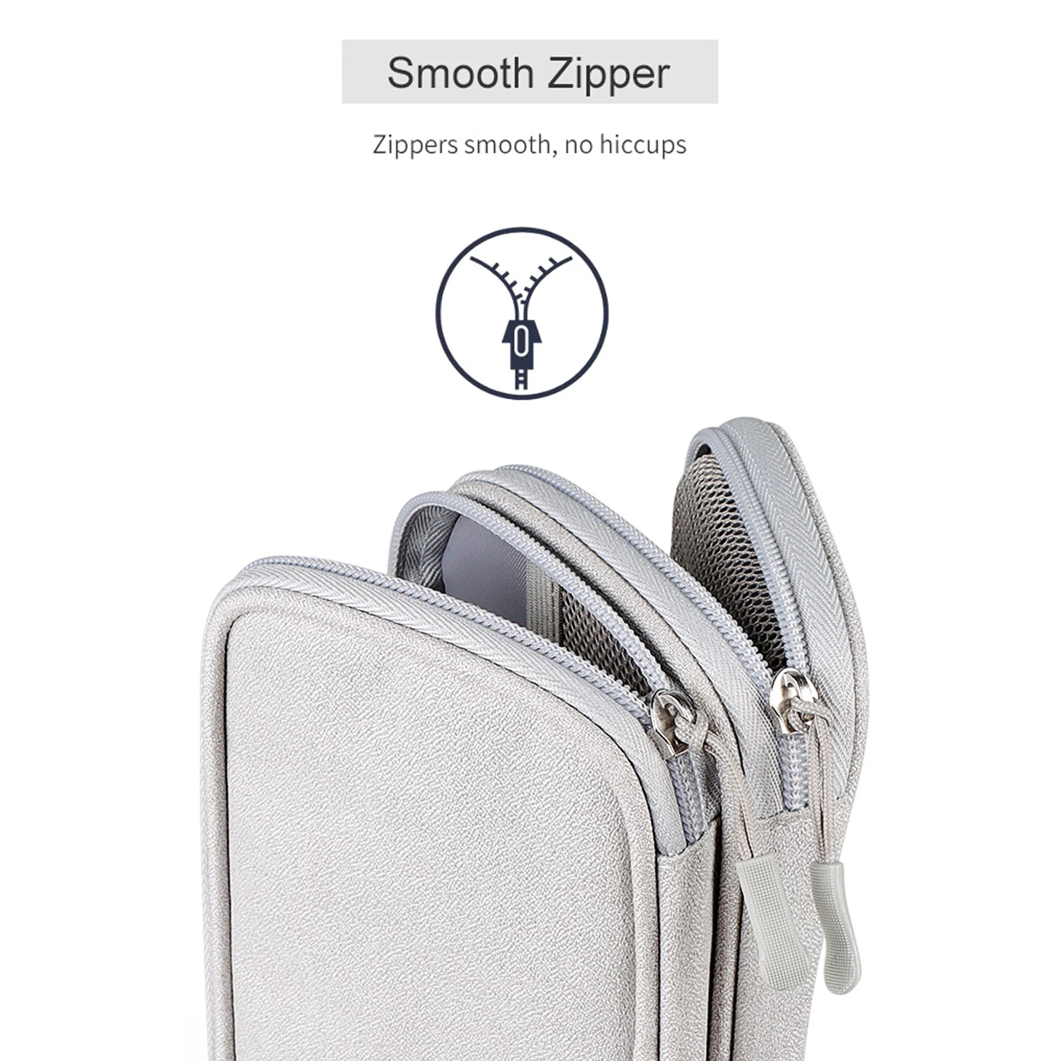 Data Cable Storage Bag Waterproof Travel Organizer Bag USB Charger Case Portable Layers Carry Bag C 4