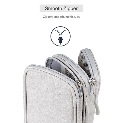 Data Cable Storage Bag Waterproof Travel Organizer Bag USB Charger Case Portable Layers Carry Bag C 4