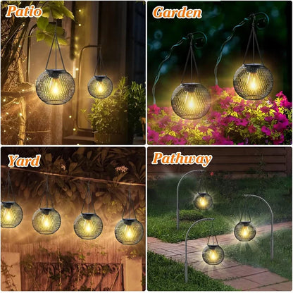 Outdoor Hanging Lights Solar Lantern Outdoor Ortiny Upgraded Solar Lights For Outside Decorative Wa 4