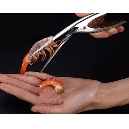Stainless Steel Shrimp Peeler And Prawn Deveiner Seafood Line Cutter Kitchen Tool 1