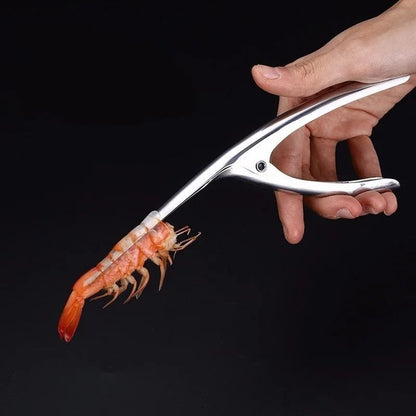 Stainless Steel Shrimp Peeler And Prawn Deveiner Seafood Line Cutter Kitchen Tool 2