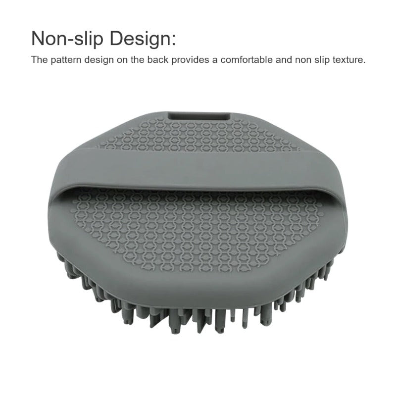 Deep Exfoliation And Rubbing Massage Brush Silicone Body Scrubber Bathroom Bathing Tool 2