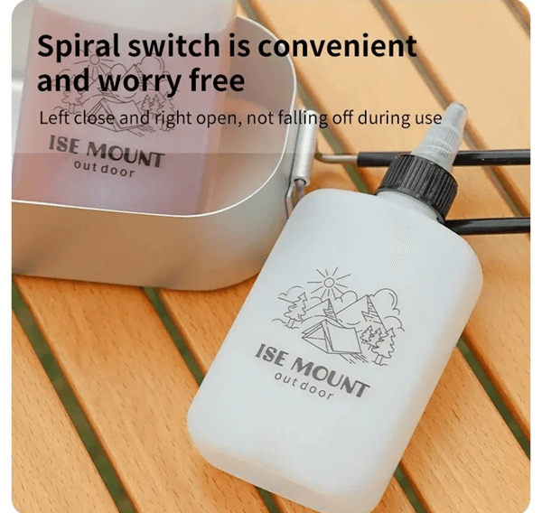 Portable Leak Proof Oil And Seasoning Bottle For Outdoor Cooking 2