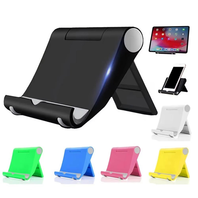 Foldable Mobile Phone Stand Universal Portable Desktop Holder, Adjustable iPad iPhone Xiaomi Samsung Tablet Desk Bracket