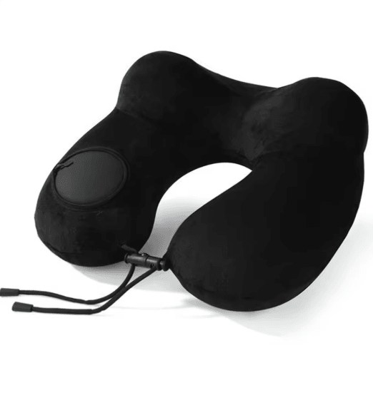 Press And Inflate Portable Neck Pillow For Travel And Outdoor Comfort 3