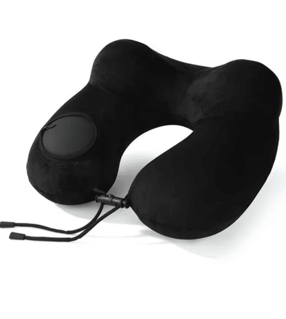 Press And Inflate Portable Neck Pillow For Travel And Outdoor Comfort 3