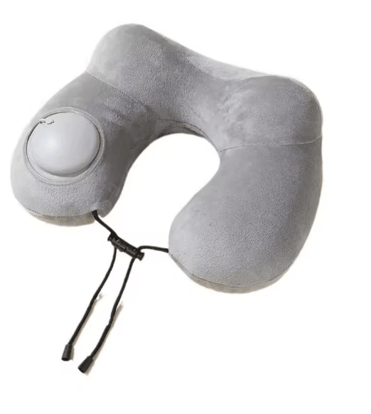 Press And Inflate Portable Neck Pillow For Travel And Outdoor Comfort 4