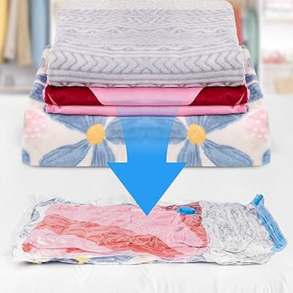 Compressed Space Saving Vacuum Bag Manual Air Pump Suction, Vacuum Seal Storage Bag Supplies, Clothes Storage Tool