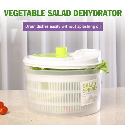 Vegetable Centrifuge Salad Drying, Salad Spinner Vegetable Lettuce, Greens Dryer Washer Crisper For Green Kitchen