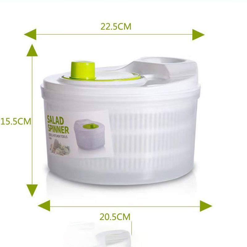 Vegetable Centrifuge Salad Drying, Salad Spinner Vegetable Lettuce, Greens Dryer Washer Crisper For Green Kitchen