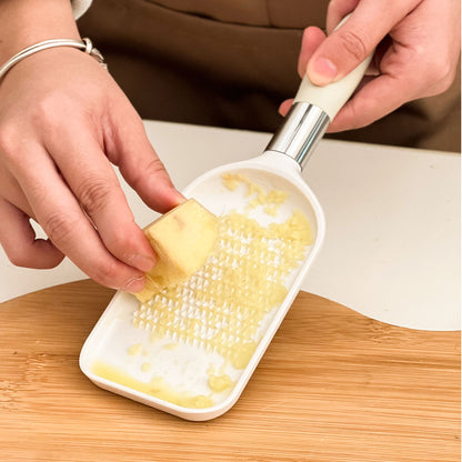 Garlic Masher, Handheld Chopper Kitchen Tool, Ginger Grater, Fruit Vegetable Grinding, Multi Functional Manual Ginger