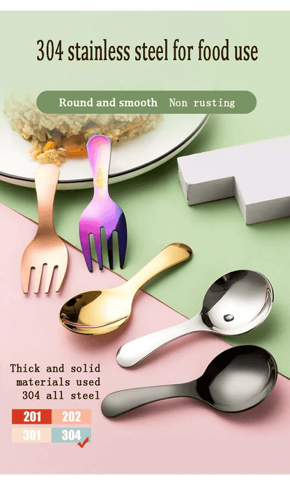 Portable Stainless Steel Travel Tableware Set