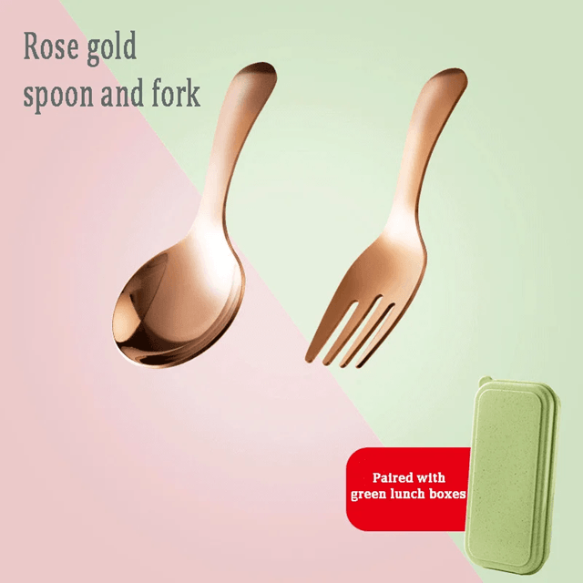 Portable Stainless Steel Travel Tableware Set 7