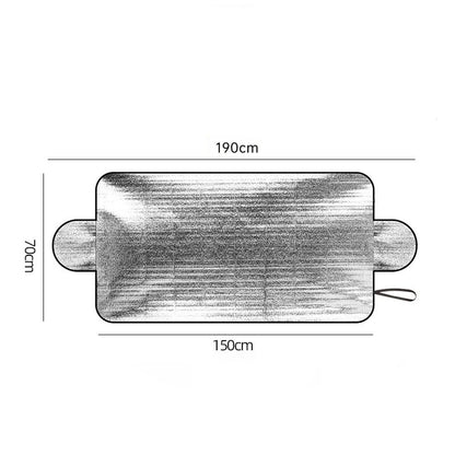 Auto Windscreen Shield, Frost Ice Rain and Sun Protector for Most Cars and SUVs, Universal Car Windshield Snow Cover