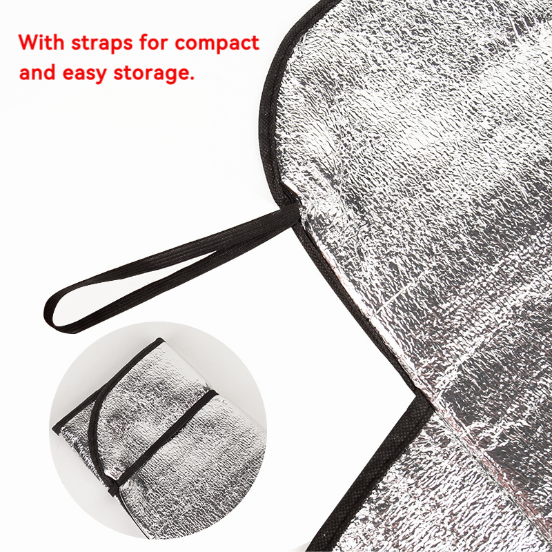 Auto Windscreen Shield, Frost Ice Rain and Sun Protector for Most Cars and SUVs, Universal Car Windshield Snow Cover