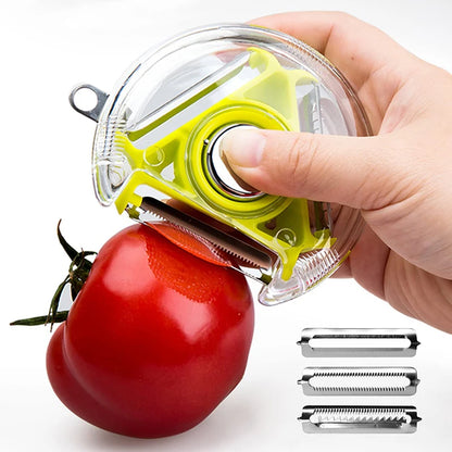 Multifunctional Vegetable Shredding Tools, Fruit and Vegetable Peeler, Stainless Steel Blade Peel Grater Kitchen Tools