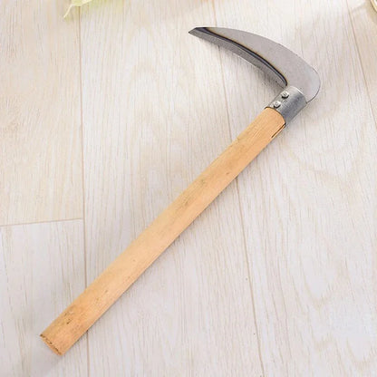 Gardening Grass Weeding Knife, Farm Scythe Sickle Garden Tools, Cutting Wheat Lawn Mower