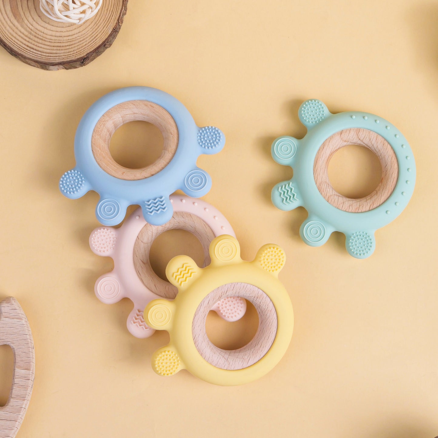 Cartoon Rudder Shape Baby Toys, Silicone Teether Baby Toys, Chewing Training, Baby Care Equipment Baby Gifts