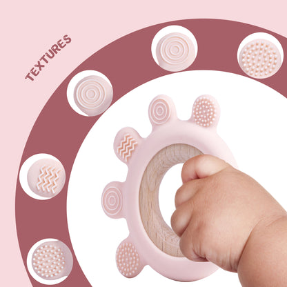 Cartoon Rudder Shape Baby Toys Silicone Teether Baby Toys Chewing Training Baby Care Equipment Baby 3