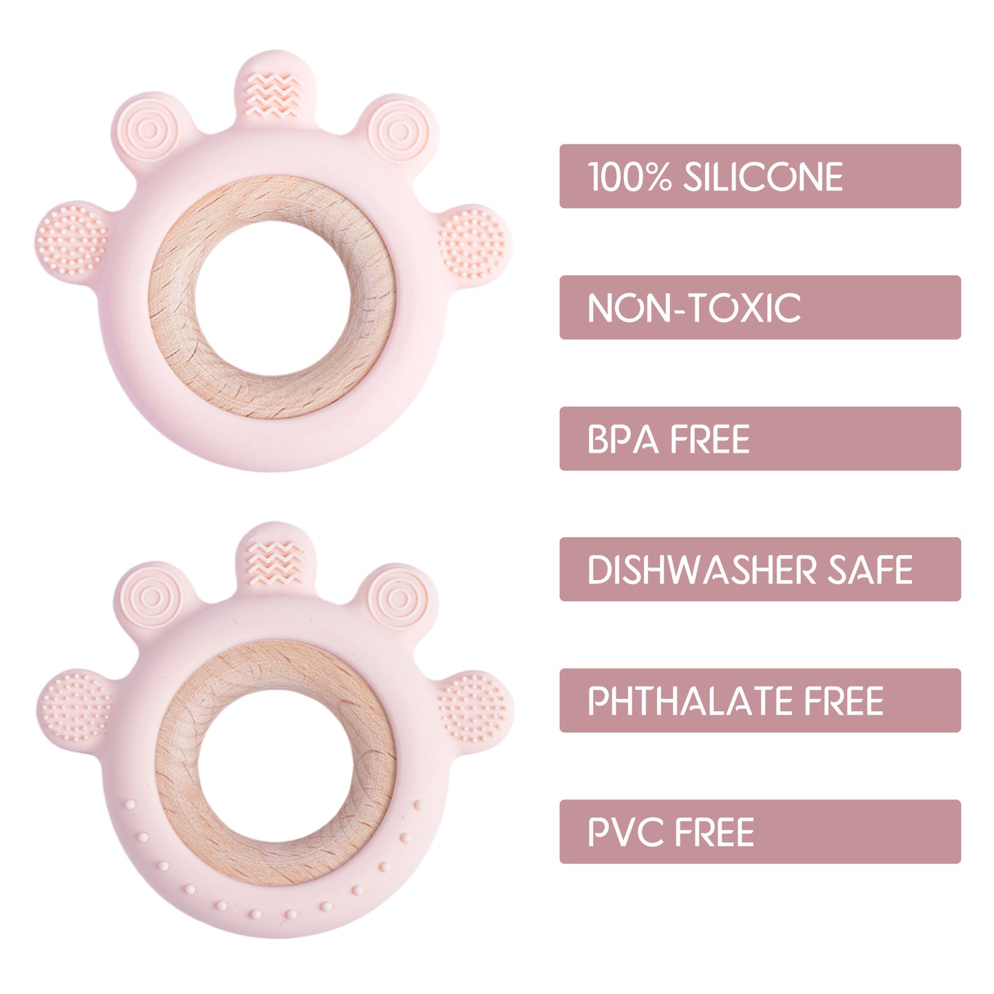 Cartoon Rudder Shape Baby Toys Silicone Teether Baby Toys Chewing Training Baby Care Equipment Baby 4