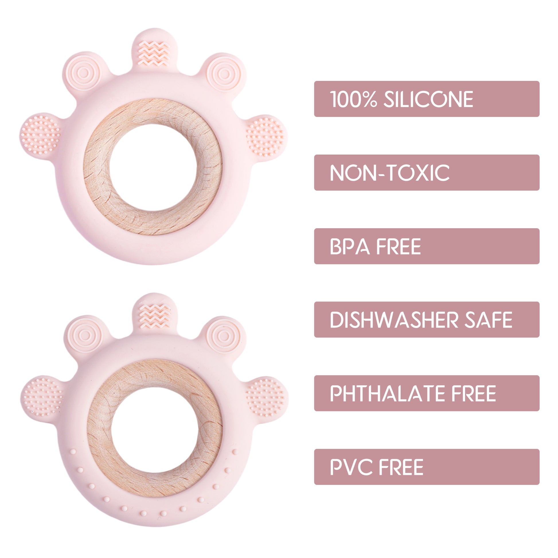Cartoon Rudder Shape Baby Toys Silicone Teether Baby Toys Chewing Training Baby Care Equipment Baby 4