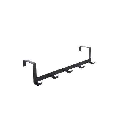 Household Space Saving Five Hook Door Hanger Hook Durable Jacket Storage Rack Easy To Install Moder 5
