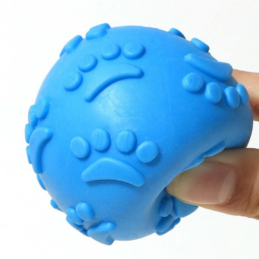 Outdoor Throwing Dog Squeak Toy Ball Durable Chewing Training Ball Pet Supplies Recovery Toy For Ac 6