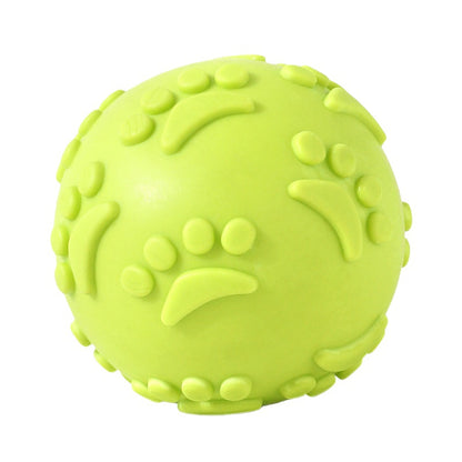 Outdoor Throwing Dog Squeak Toy Ball Durable Chewing Training Ball Pet Supplies Recovery Toy For Ac 1