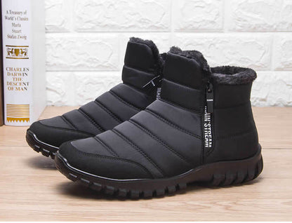 Warm Cotton Zipper Snow Ankle Boots Mens Sneakers Winter Shoes Autumn Shoes Waterproof Snow Boots S 7