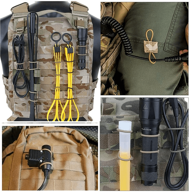 Tactical Molle Antenna Buckle Set 1
