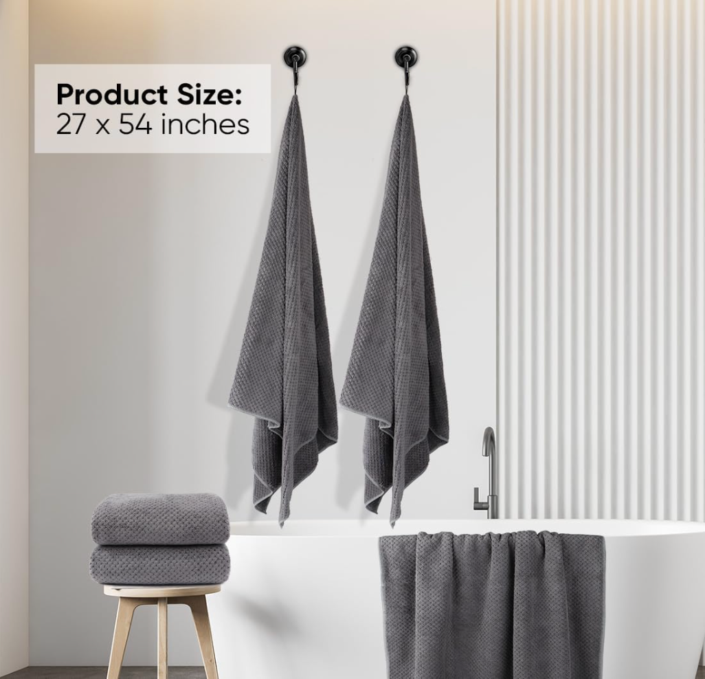 Bath Towel Set, Microfiber Ultra Soft, Highly Absorbent Bath Towel, Lightweight, Quick Drying Towel