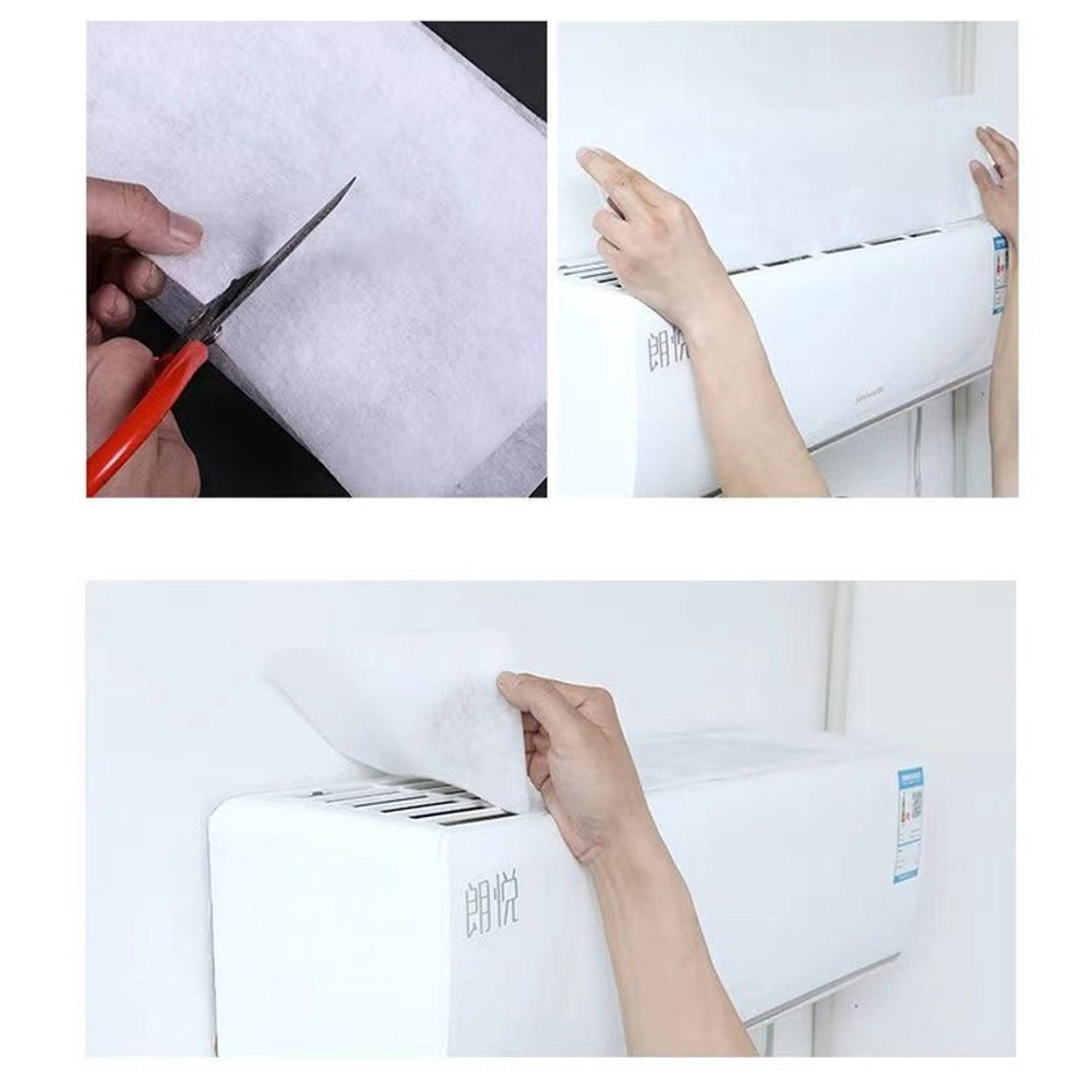 Universal Disposable Air Conditioning Filter Pad Rectangle Antidust Inlet Filter Sheet Noclean 3