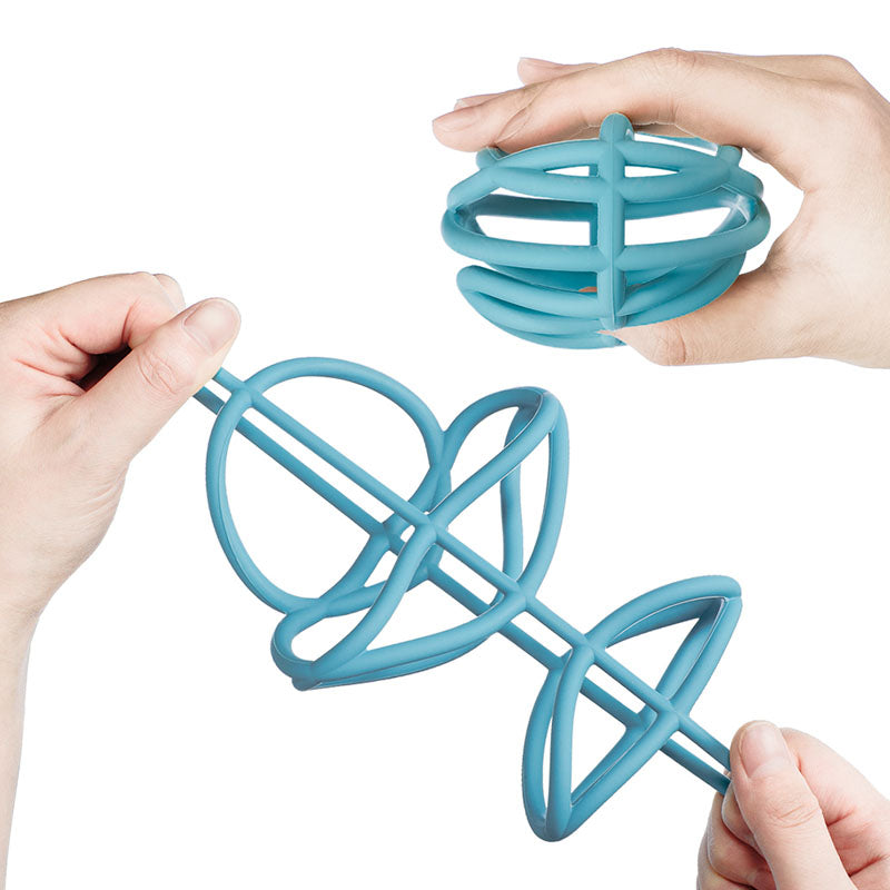 BPA Free Baby Teething Chew Baby Silicone Rodent Toy Ball DIY Teething Necklace Toys Soft Chew Bead 1