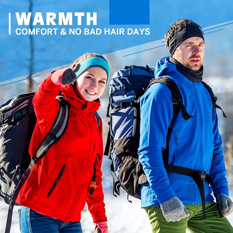 Soft Windproof Ear Warmer Warm Fleece Earmuffs Headband Unisex Outdoor Sports Headbands Ideal For S 5