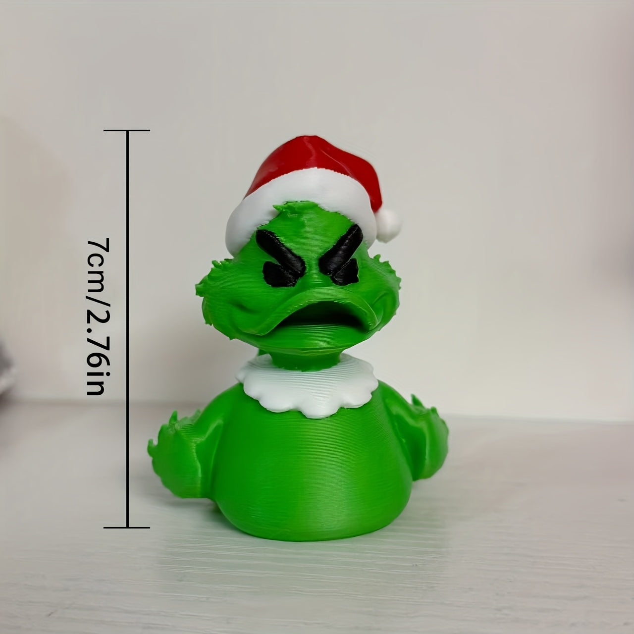 Indoor outdoor desktop Christmas duck statue, Christmas home decoration, novel gift for home office