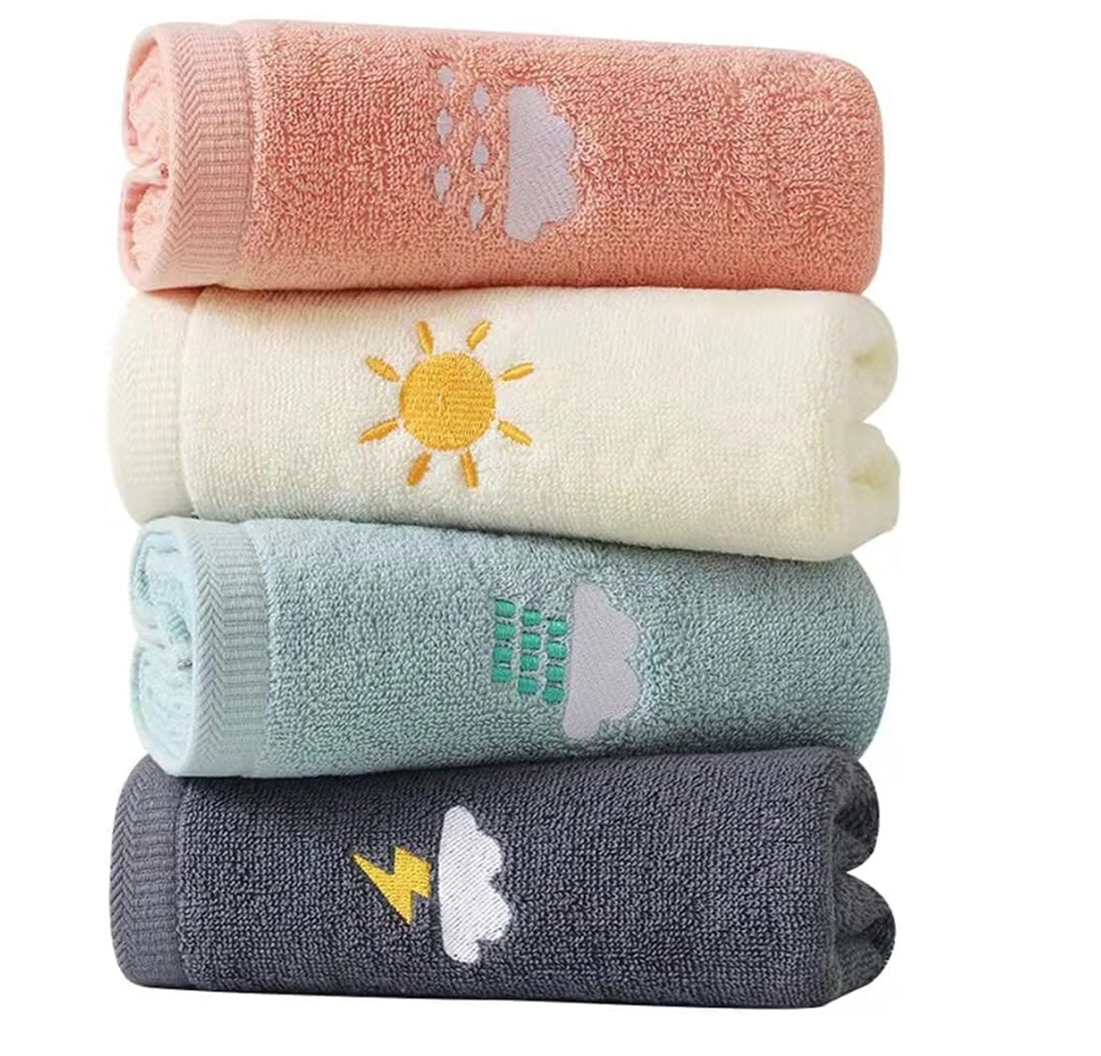 Bathroom Hand Towels, Soft Cotton Hand Towel, Highly Absorbent Hand Towels for Bath, Face, Gym