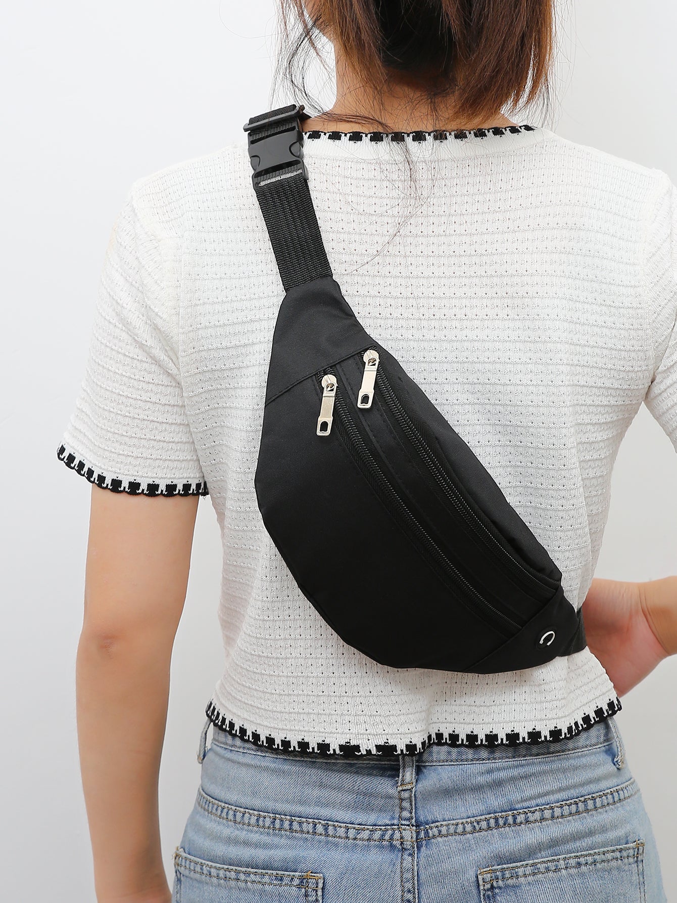 Fanny Pack, Mobile Waist Bag For Men Women, Large Capacity, Anti Splash, Multifunctional