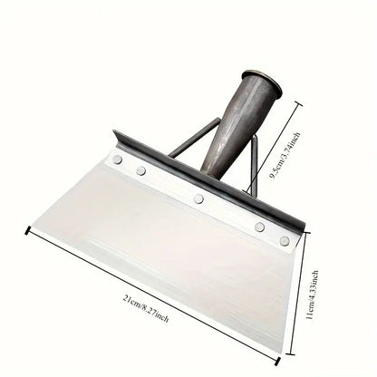 MultiUse Garden Tool Heavy Duty Metal Weeding Edging Shovel For Cleaning Trimming Ice Manual RustRe 4
