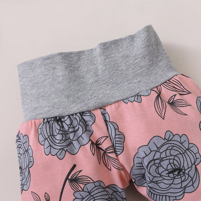 Toddler Girl Clothes, Newborn Baby Girl Clothing, Rose Pant, Hat & Headband, Long Sleeve