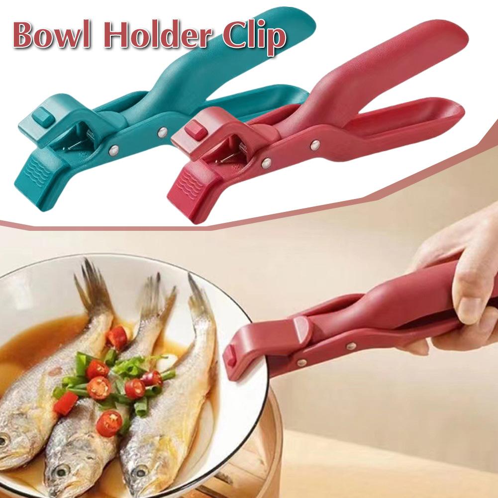 Tongs Clamp Holder AntiScalding Dish Plate Gripper Clips Move Hot Plates Or Bowls Safely Microwave  1