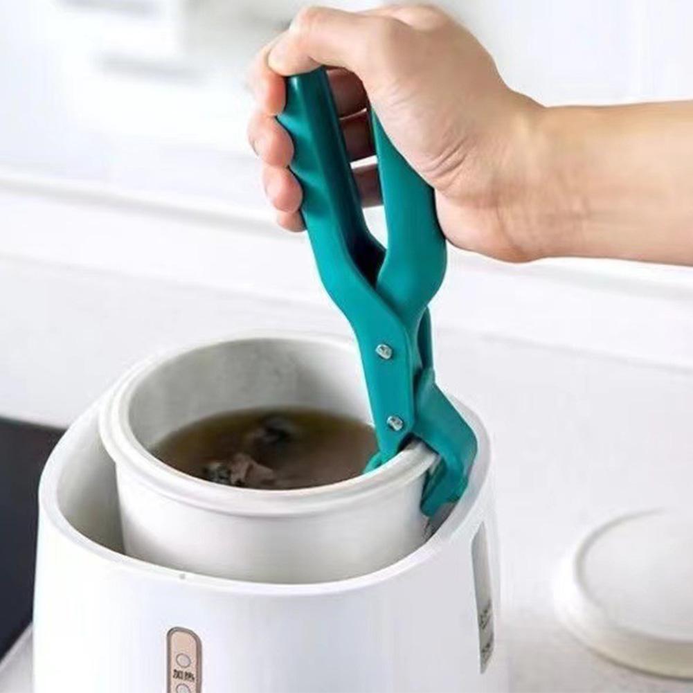 Tongs Clamp Holder AntiScalding Dish Plate Gripper Clips Move Hot Plates Or Bowls Safely Microwave  2
