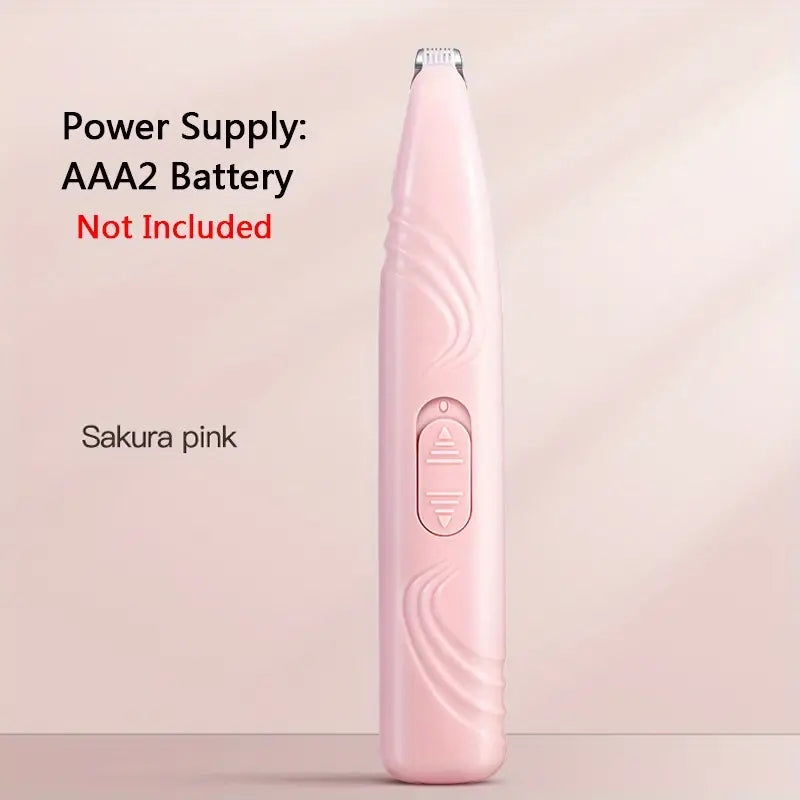Electric pet shaver, clipper for cats and dogs, foot hair, buttocks hair, safe grooming for pets