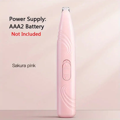 Electric pet shaver, clipper for cats and dogs, foot hair, buttocks hair, safe grooming for pets