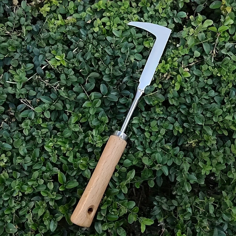 Stainless Steel Weeding Tool 1pc, For Digging Herbs, Wild Vegetables, Bonsai, Soil Loosening, Ideal Holiday Gift