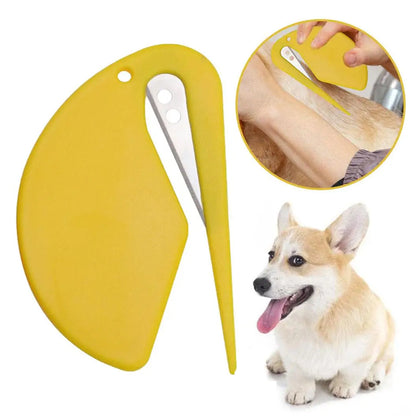 Puppy Hair Fur Shedding Comb Pet Knotting Comb Dog Effectively Painless Grooming Trimmer Comb Cat A 3
